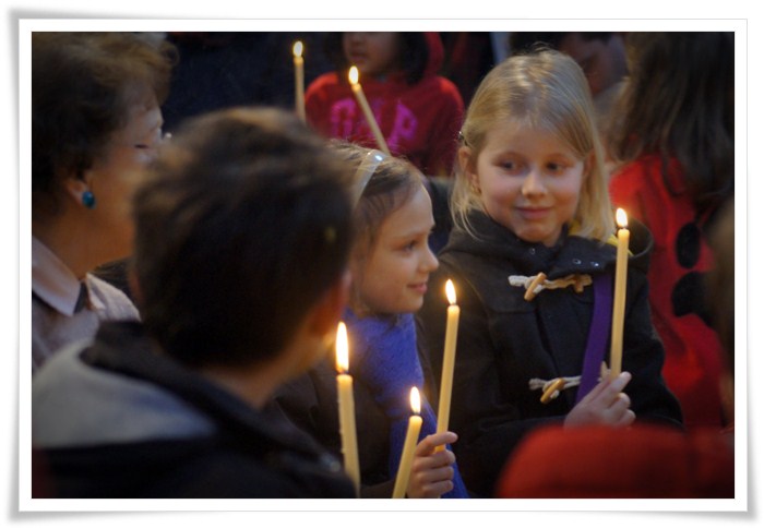 De proevertjes met lichtmis kaars